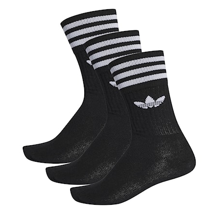Ponožky Adidas Solid Crew black/white 2021 - 1