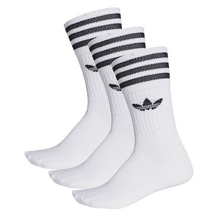 Socks Adidas Solid Crew white/black 2021 - 1