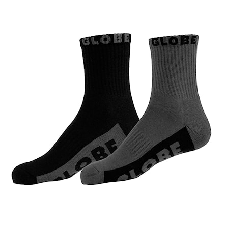 Socks Globe Crew Sock 5 Pack black/grey 2016 - 1