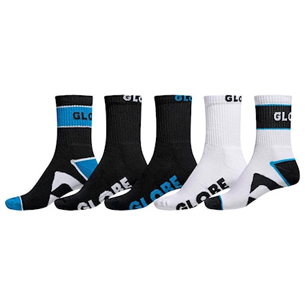 Ponožky Globe Destroyer Sock 5 Pack Crew black 2016 - 1