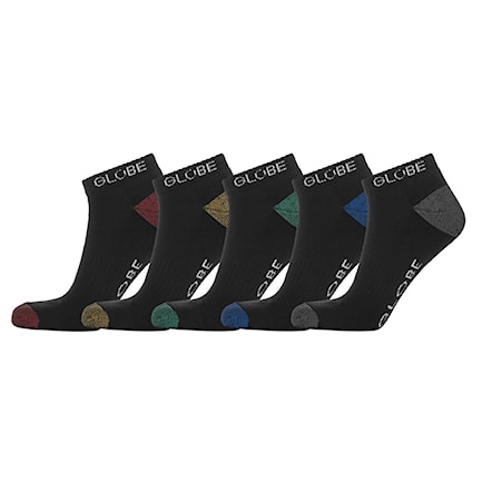 Ponožky Globe Ingles Ankle Sock 5 Pack assorted 2016 - 1