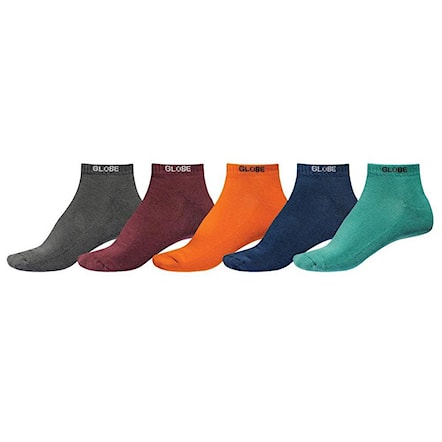 Socks Globe Kensington Ankle Sock 5 Pack assorted 2016 - 1