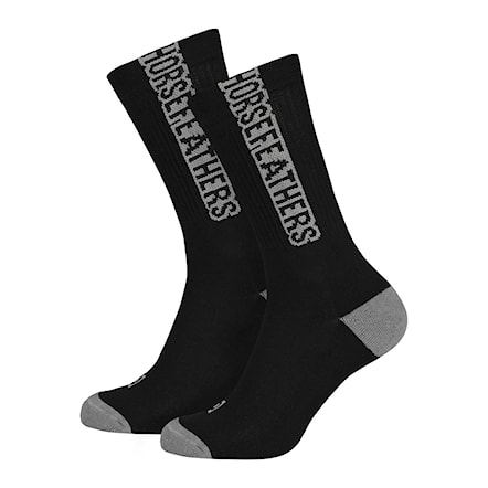 Ponožky Horsefeathers Allen black 2024 - 1