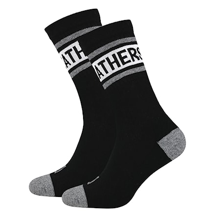 Ponožky Horsefeathers Bar black 2024 - 1