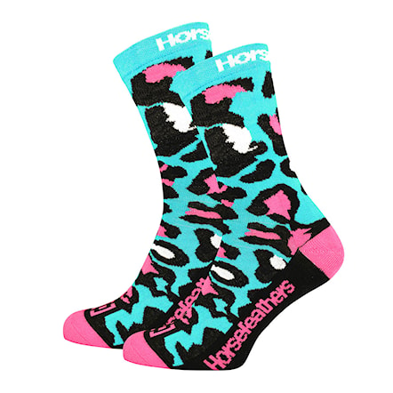 Ponožky Horsefeathers Cheetaha bluebird 2023 - 1