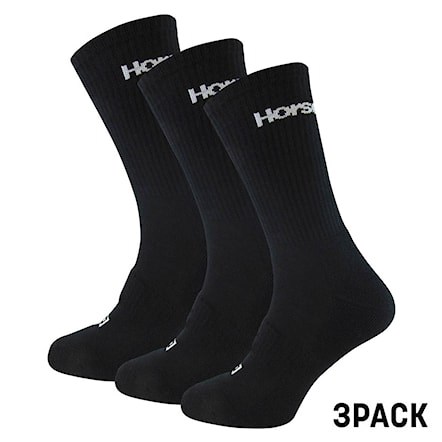 Ponožky Horsefeathers Delete Premium 3-Pack black 2024 - 1