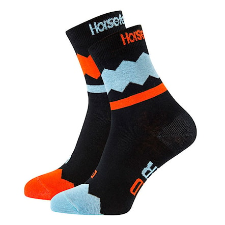 Ponožky Horsefeathers Fizz red/orange 2020 - 1