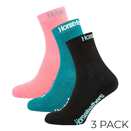 Ponožky Horsefeathers Janna 3-Pack rainbow 2020 - 1
