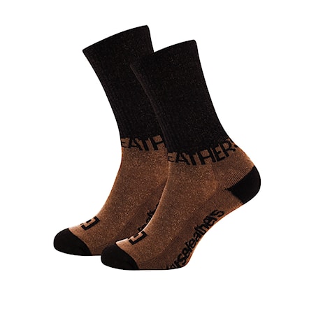 Ponožky Horsefeathers Mask copper 2019 - 1