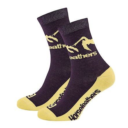 Ponožky Horsefeathers Monta grape 2019 - 1