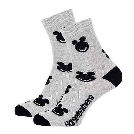 Socks Horsefeathers Mouse gray melange light 2018 - 1