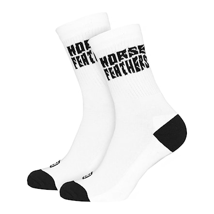 Ponožky Horsefeathers Winona white 2024 - 1