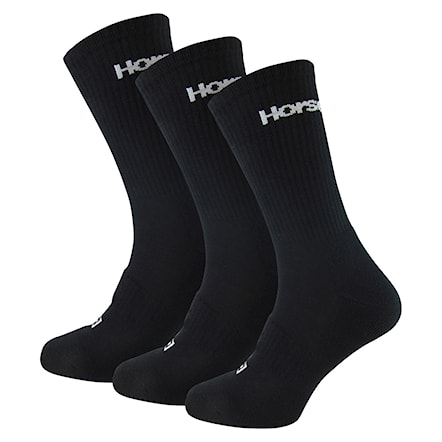 Ponožky Horsefeathers Wms Delete Premium 3-Pack black 2024 - 1