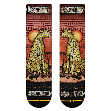 Ponožky MERGE4 Taylor Reinhold cheetah 2021 - 1