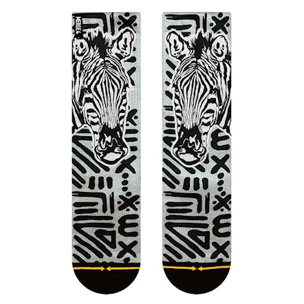 Ponožky MERGE4 Taylor Reinhold zebra 2021 - 1