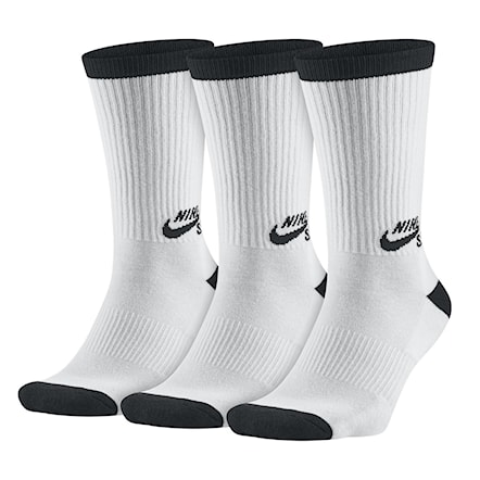 Ponožky Nike SB Crew white/black 2017 - 1