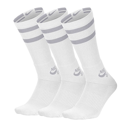Ponožky Nike SB Crew white/wolf grey 2017 - 1