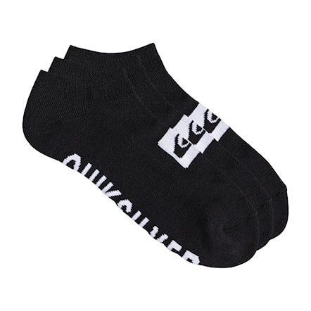 Socks Quiksilver 3 Ankle Pack black 2020 - 1