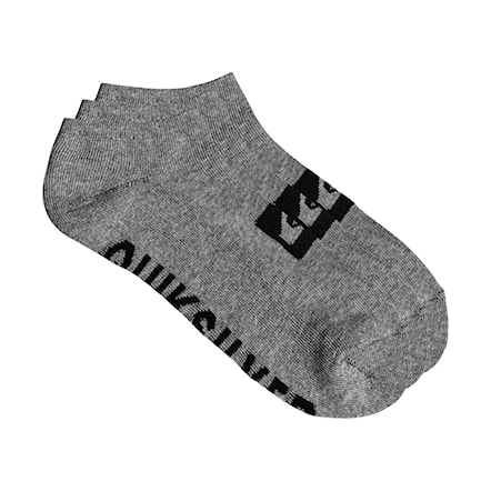 Ponožky Quiksilver 3 Ankle Pack light grey heather 2022 - 1