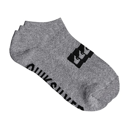 Socks Quiksilver 3 Ankle Pack light grey heather 2020 - 1
