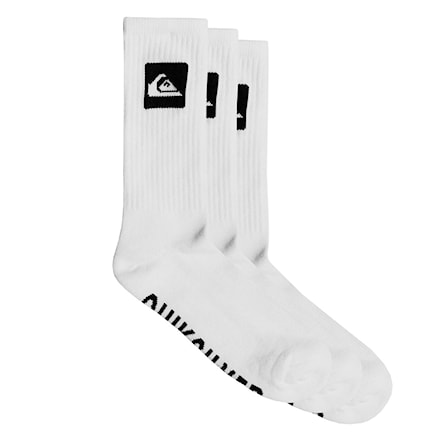 Ponožky Quiksilver 3 Crew Pack white 2020 - 1