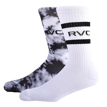 Socks RVCA 2Pk RVCA Tie Dye Fb Hc Crew black 2022 - 1