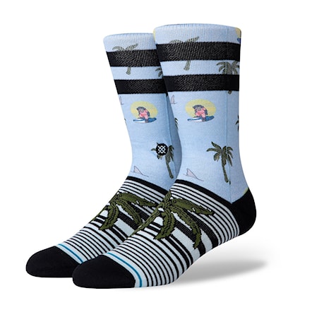 Ponožky Stance Aloha Monkey light blue 2020 - 1