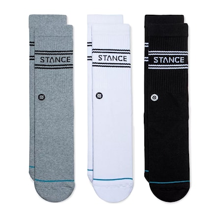 Socks Stance Basic 3 Pack Crew multi 2024 - 1