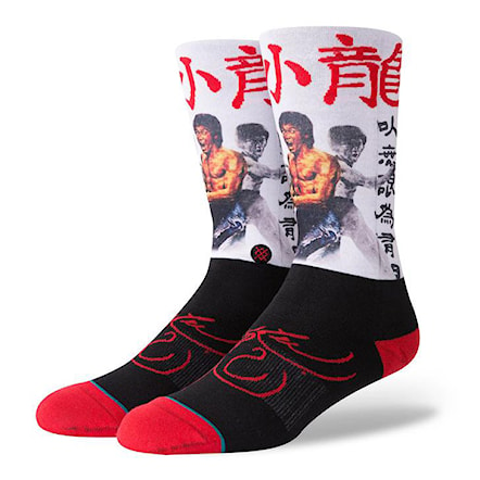 Socks Stance Bruce Lee white 2018 - 1