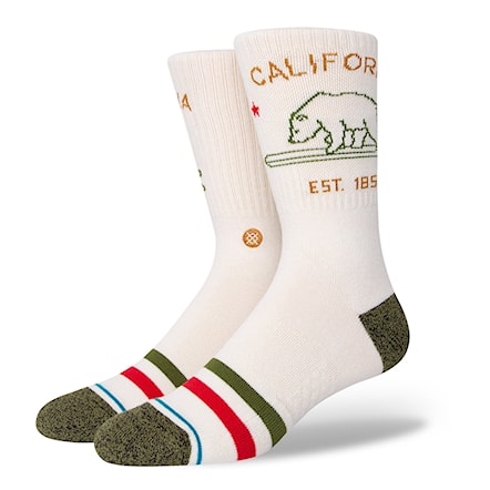 Ponožky Stance California Republic 2 off white 2022 - 1