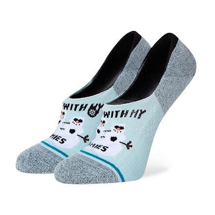 Ponožky Stance Chillin With My Snowmies light blue 2020 - 1