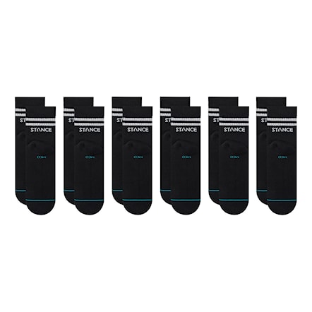 Socks Stance Core Quarter 6 Pack black - 2