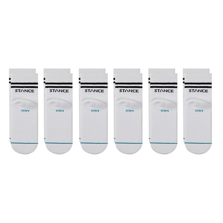Socks Stance Core Quarter 6 Pack white - 2