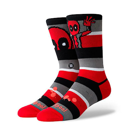 Socks Stance Deadpool Stripe red 2020 - 1