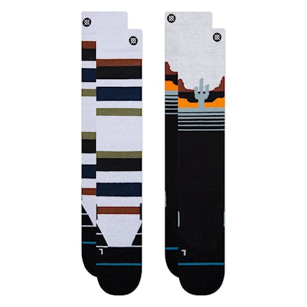 Snowboard Socks Stance Deserted 2 Pack black 2022 - 1