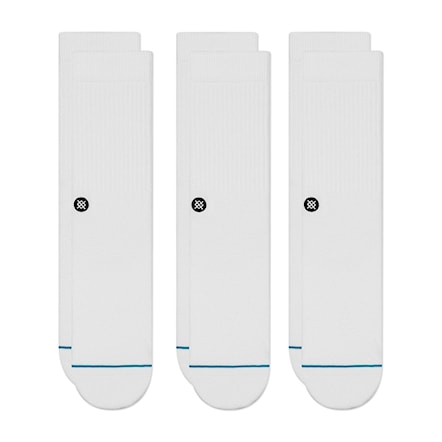 Ponožky Stance Icon 3 Pack white 2023 - 1