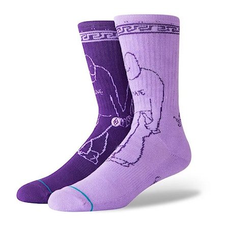 Socks Stance Love Hate purple 2018 - 1