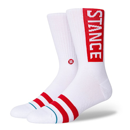 Ponožky Stance OG white/red 2022 - 1