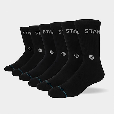 Socks Stance Origin Crew 6 Pack black - 2