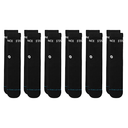 Socks Stance Origin Crew 6 Pack black - 1