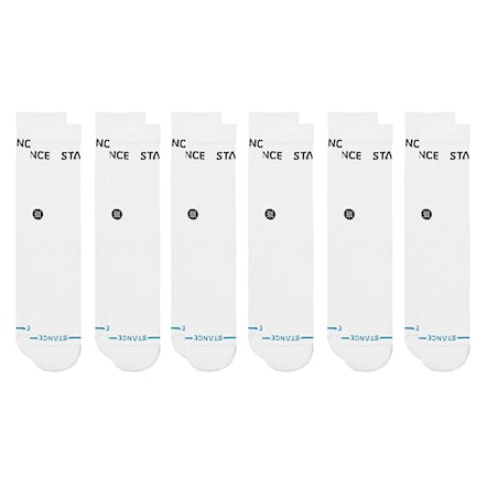 Skarpetki Stance Origin Quarter 6 Pack white - 1