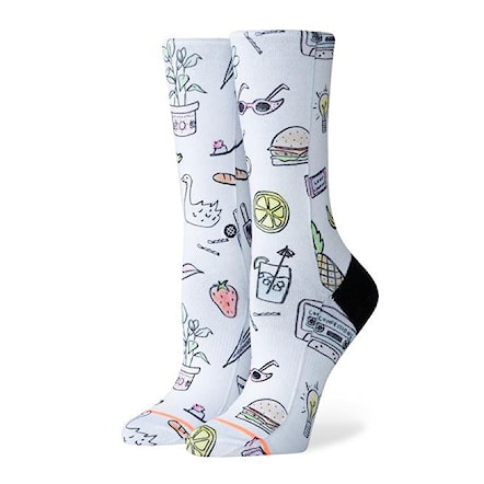 Ponožky Stance Shoppin List white 2019 - 1