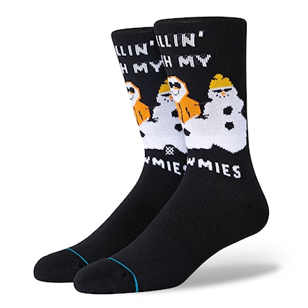 Ponožky Stance Snowmies Chllin black 2020 - 1