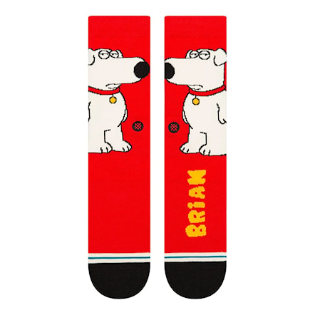 Ponožky Stance The Dog red 2024 - 3