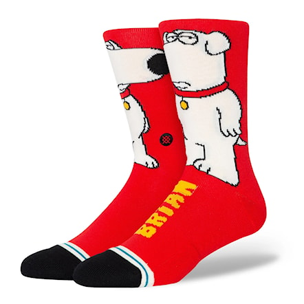 Ponožky Stance The Dog red 2024 - 1