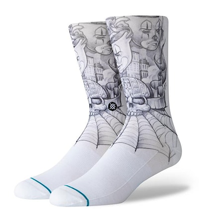Ponožky Stance Toonz white 2019 - 1