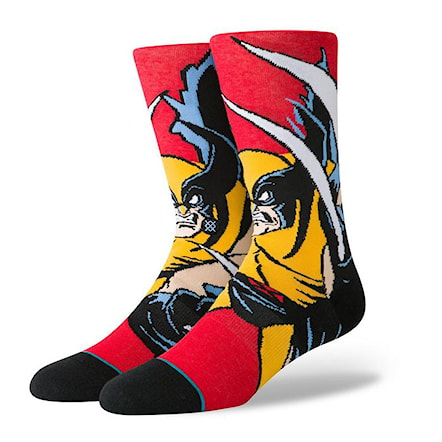 Ponožky Stance Xmen Wolverine red 2019 - 1