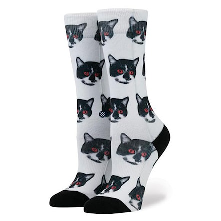 Ponožky Stance Zombie Cat white 2016 - 1