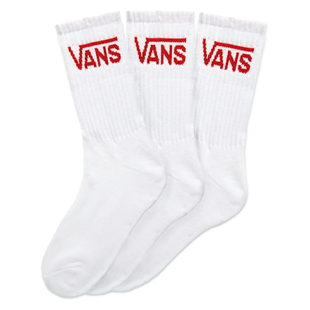 Ponožky Vans Basic Crew Wms white/scooter 2018 - 1
