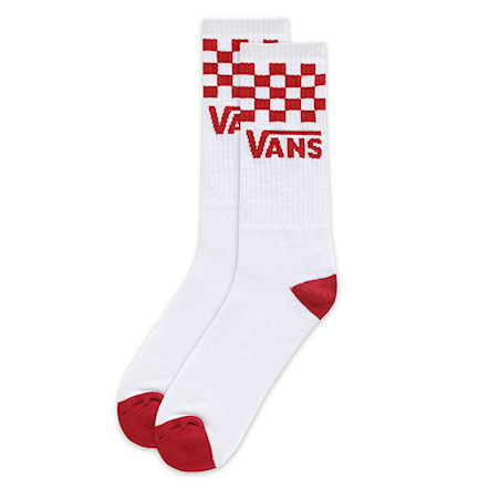Ponožky Vans Checker Vans Crew chili pepper 2019 - 1
